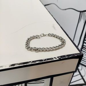 HAND MADE Stainless Steel Curb Chain Bracelet